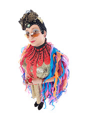 Image showing Fashion conscious drag queen