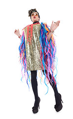 Image showing Fashion conscious drag queen