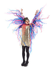 Image showing Fashion conscious drag queen