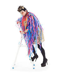 Image showing Fashion conscious drag queen