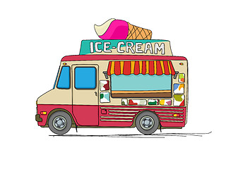 Image showing Ice cream truck