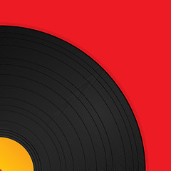 Image showing Vinyl record background