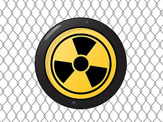 Image showing Metallic nuclear sign