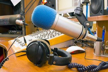 Image showing Radio station