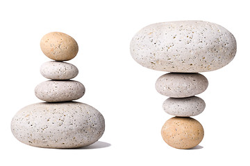 Image showing Stack of Stones with an antipode