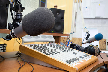 Image showing Radio station