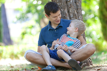 Image showing family at the park