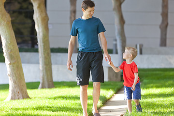 Image showing family in the park