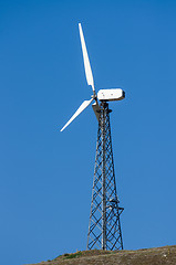 Image showing Wind turbine tower