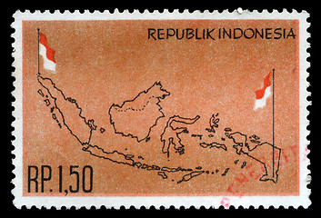 Image showing Stamp printed by Indonesia