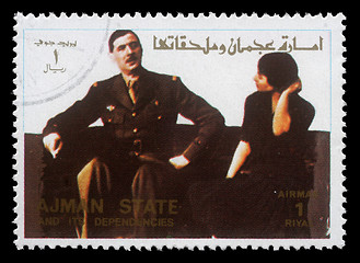 Image showing Stamp printed by Ajman shows Marchall Foch