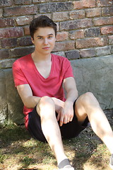 Image showing Handsome teenage boy