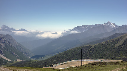 Image showing mountains landscape of sichuan,China