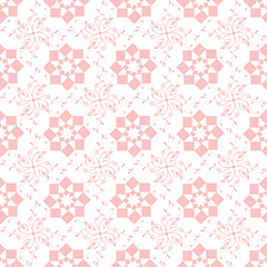Image showing  seamless geometric and floral pattern 