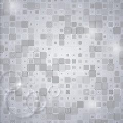 Image showing Abstract Technical Geometric Square Background