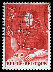 Image showing Stamp printed by Belgium shows Paulus Adrianus VI