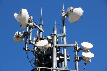 Image showing Wireless transmission tower