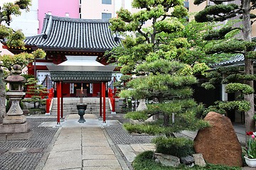 Image showing Osaka buddhist temple