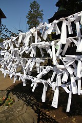 Image showing Paper prayers