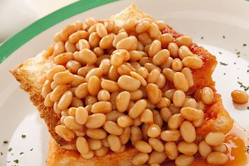 Image showing Baked Beans On Toast