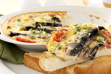 Image showing Mushroom And Tomato Bake