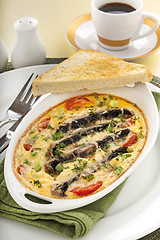 Image showing Mushroom And Tomato Bake