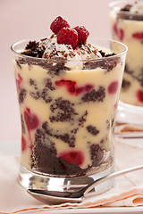 Image showing Raspberry Chocolate Trifle