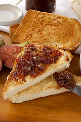 Image showing Fig Jam Sandwiches