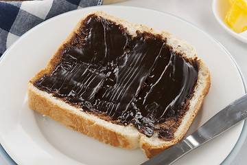 Image showing Vegemite On Bread