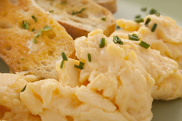 Image showing Fluffy Scrambled Eggs