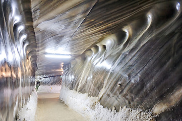 Image showing Inside of salt mine 