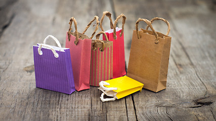 Image showing Miniature Shopping Bags