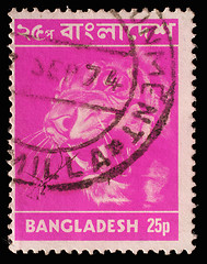 Image showing Stamp printed in Bangladesh, shows a tiger