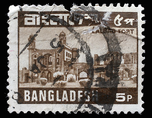 Image showing Stamp printed in Bangladesh shows Lalbagh Fort also known as 