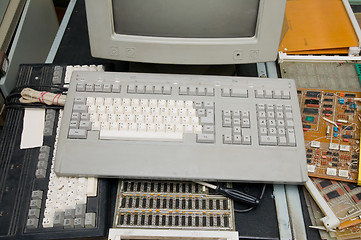 Image showing russian computer