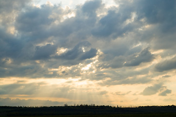 Image showing low clouds