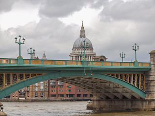 Image showing River Thames in London