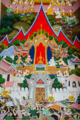 Image showing UBONRATCHATHANI ,THAILAND - JULY 23 : Masterpiece of traditional