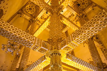 Image showing Thai style art temple, Wat Phrathat Nong Bua in Ubon Ratchathani