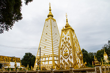 Image showing Wat Phrathat Nong Bua in Ubon Ratchathani province, Thailand