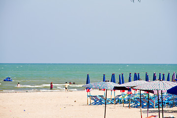 Image showing Old fisherman boat on beach