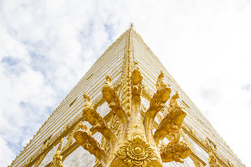 Image showing Thai style art temple, Wat Phrathat Nong Bua in Ubon Ratchathani