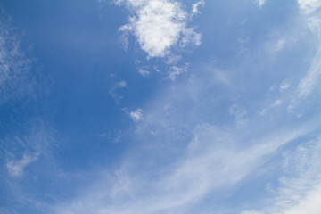 Image showing clouds in the blue sky