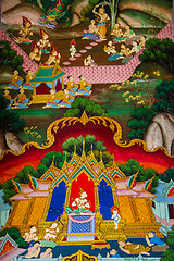 Image showing UBONRATCHATHANI ,THAILAND - JULY 23 : Masterpiece of traditional