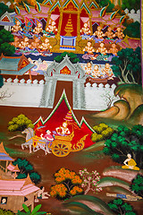 Image showing UBONRATCHATHANI ,THAILAND - JULY 23 : Masterpiece of traditional