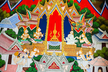 Image showing UBONRATCHATHANI ,THAILAND - JULY 23 : Masterpiece of traditional