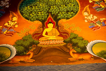 Image showing UBONRATCHATHANI ,THAILAND - JULY 23 : Masterpiece of traditional