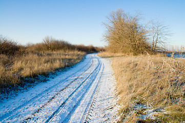 Image showing road in winter