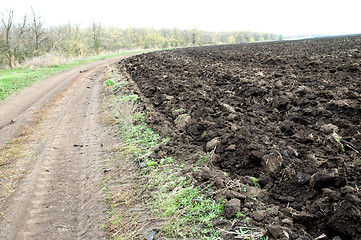 Image showing autumn road