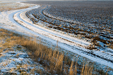 Image showing snow road